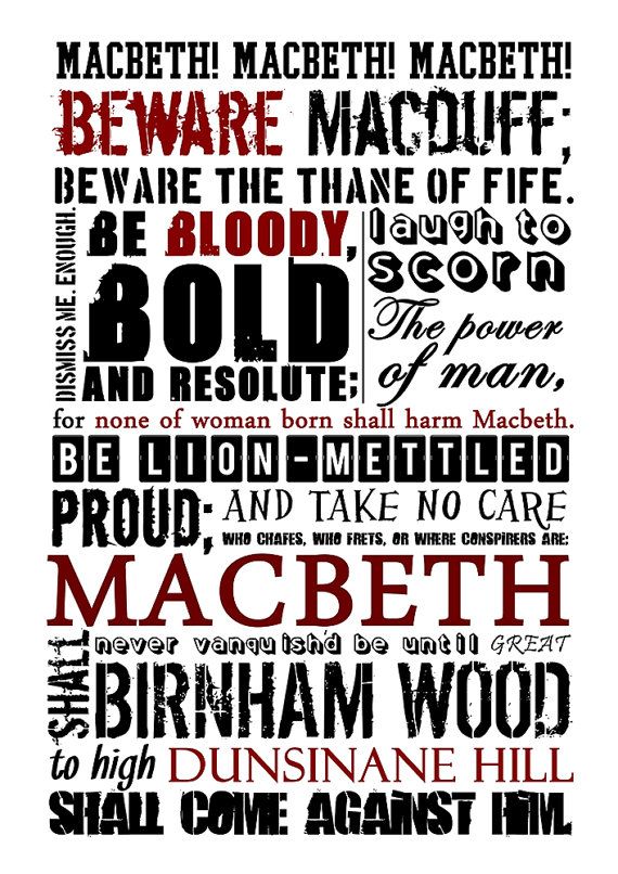 A comprehensive analysis of the tragedy in macbeth a play by william shakespeare